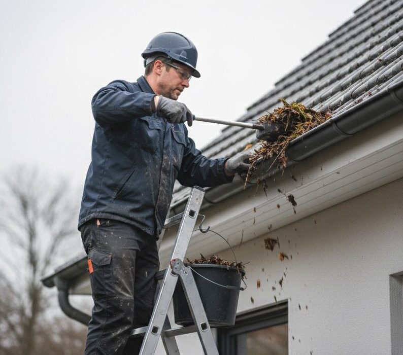 Dachrinnenreinigung